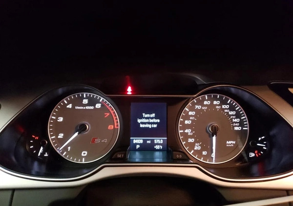 Audi S4 cena 45000 przebieg: 135902, rok produkcji 2015 z Wyrzysk małe 56